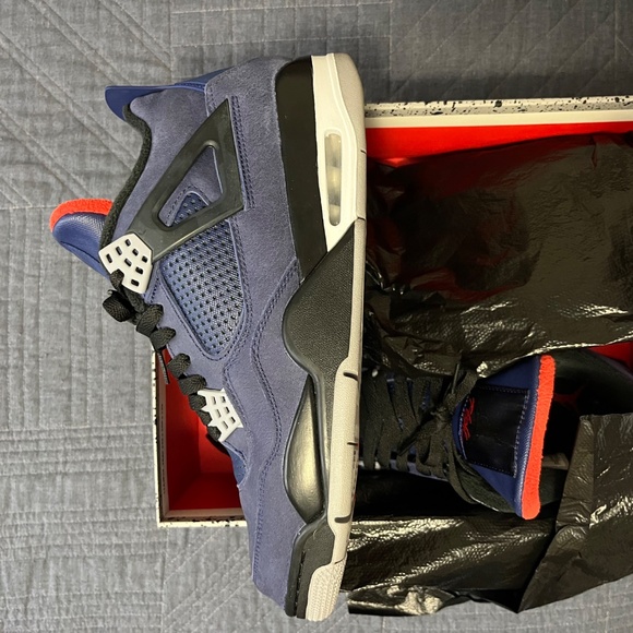 Men’s Jordan Retro 4 Winter Loyal Blue Size 11 - Picture 3 of 7